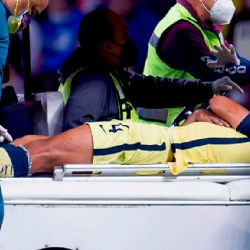 Sebastián Cáceres abandona el juego de América vs San Luis por lesión