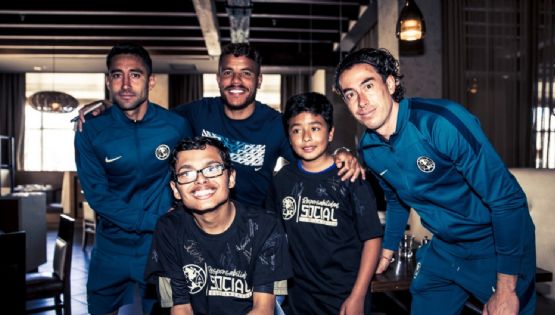  Video | Jugadores del Club América conviven con jóvenes y niños en CRIT de Teletón