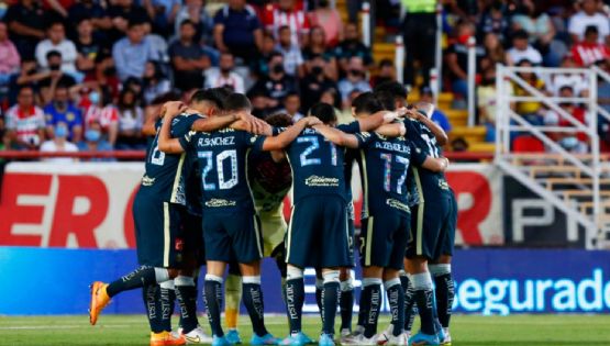 Video | El eufórico festejo de los jugadores del Club América por su triunfo ante Necaxa