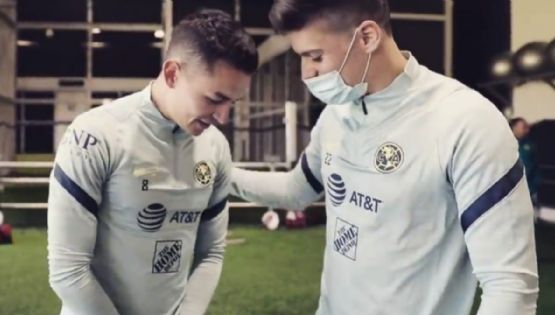 Jorge Meré y Álvaro Fidalgo tienen gran detalle con aficionados del Club América