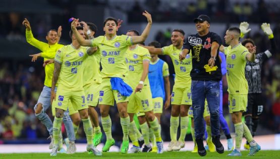 Video | El viral ‘festejo del tren’ de los jugadores del Club América ante Chivas