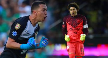 ¡Aplausos! Agustín Marchesín felicita a Guillermo Ochoa por su reconocimiento en el Club América