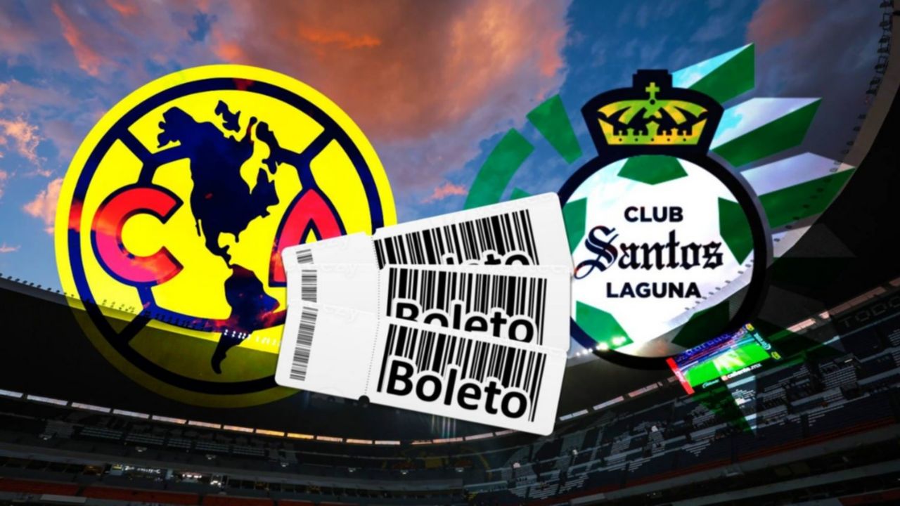 BOLETOS para el Club América vs Santos Dónde, cuándo y cómo COMPRARLOS