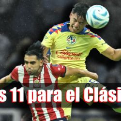 La ALINEACIONES CONFIRMADAS para el Club América vs Chivas del Tour Águila