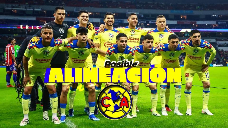 ¿Cuál será la ALINEACIÓN del Club América vs Tigres en la ida de la