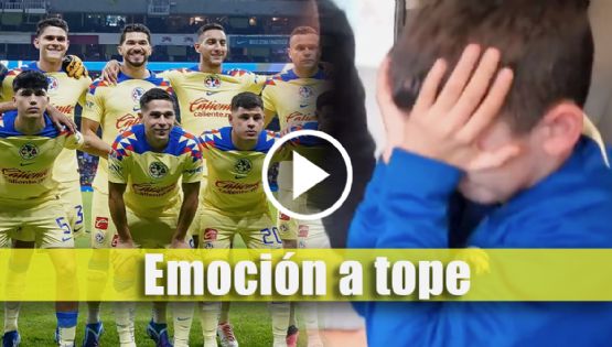 Niño ROMPE EN LLANTO al saber que se hospeda en el mismo hotel que el Club América para la Final