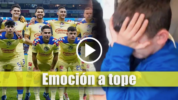 Niño ROMPE EN LLANTO al saber que se hospeda en el mismo hotel que el Club América para la Final