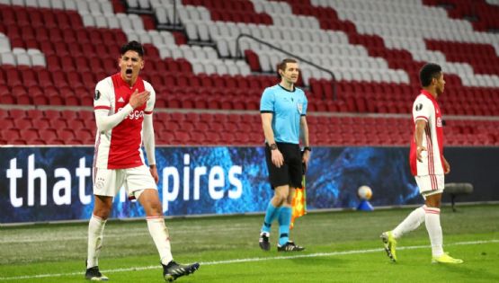 Edson Álvarez enciende las alarmas y SALE LESIONADO del partido del Ajax