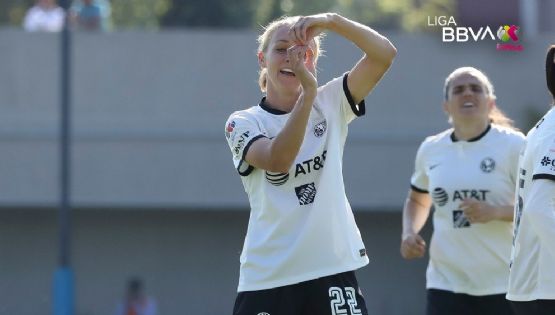 Video | GOLAZO de Sarah Luebbert en el partido de América Femenil contra León