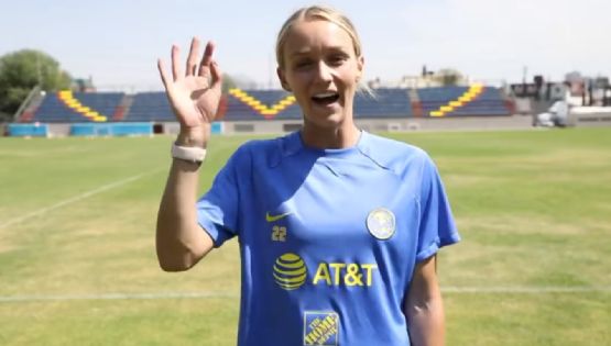 ¡Amor a la camiseta! Sarah Luebbert CONFIESA porqué le encanta jugar con el Club América
