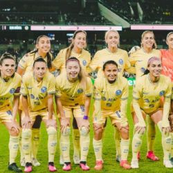 América Femenil SUFRE en su partido contra el Angel City FC