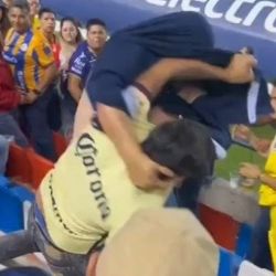 Reportan PELEAS entre aficionados del San Luis y del Club América a pesar del Fan ID