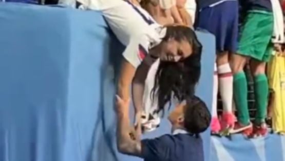 Video | El festejo de Sabrina Enciso y Alejandro Zendejas que CONMOVIÓ a la afición del Club América