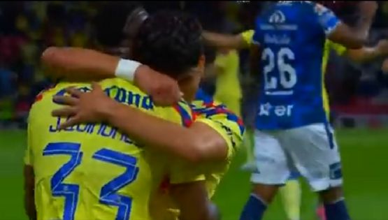 VIDEO Kevin Álvarez anota su PRIMER GOL en el Club América con ASISTENCIA de Julián Quiñones