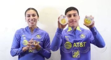 Alejandro Zendejas muestra su apoyo a su novia Sabrina Enciso en el América Femenil