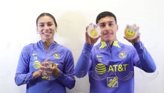 Alejandro Zendejas muestra su apoyo a su novia Sabrina Enciso en el América Femenil