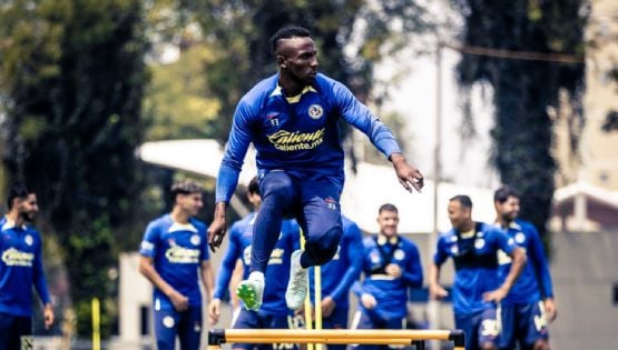 Así fue el primer entrenamiento de Julián Quiñones con las Águilas del América