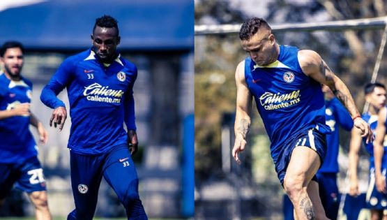 ¿Titulares contra Chivas? Foto de Cabecita Rodríguez y Julián Quiñones ILUSIONA a la afición del Club América