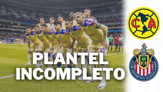 Los DESCARTADOS del Club América para el Clásico Nacional contra Chivas del Apertura