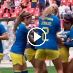 ¿Bullying o vestidor unido? Futbolistas del América Femenil le hacen CALZÓN CHINO a una compañera