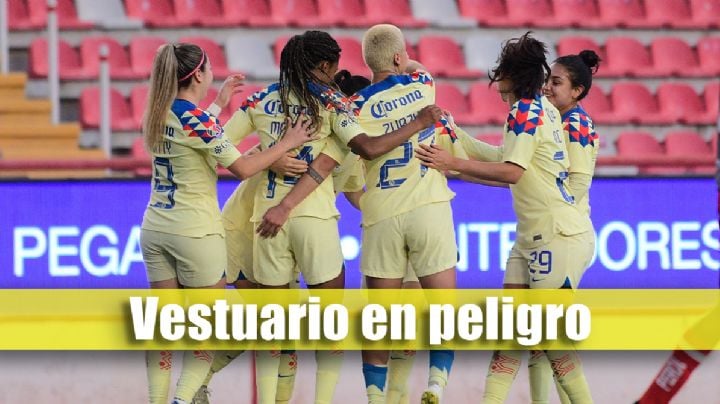 ¿VESTIDOR ROTO en el Club América Femenil? Video REVELA posible disputa