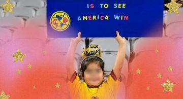 Pequeña fan del Club América Femenil ENTERNECE a la afición por su deseo de cumpleaños