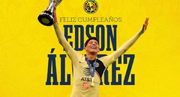 Afición del Club América se ENTREGA a Edson Álvarez por su cumpleaños