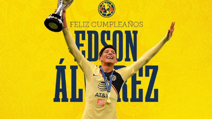 Afición del Club América se ENTREGA a Edson Álvarez por su cumpleaños