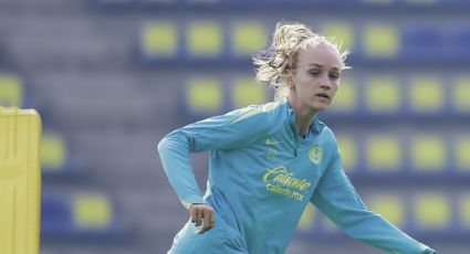 No pudo jugar, pero así apoyó Sarah Luebbert al América Femenil para lograr la goleada al Puebla