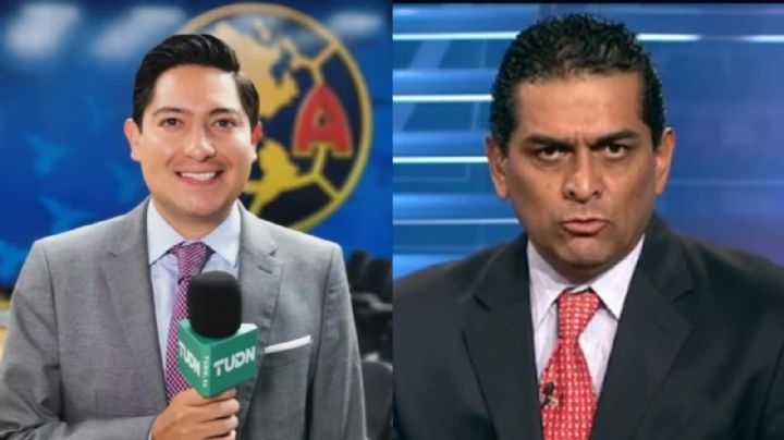 AGARRÓN entre Julio Ibáñez y Felipe Ramos Rizo previo al Club América vs Rayados