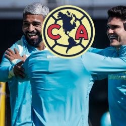 Aparece ESCONDIDO en las fotos del entrenamiento y sería TITULAR en el América vs Cruz Azul