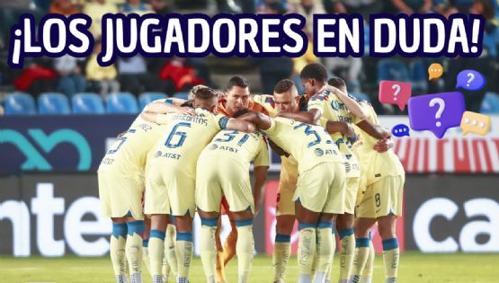 Las POSICIONES que estarían en duda en el 11 titular del Club América vs Cruz Azul