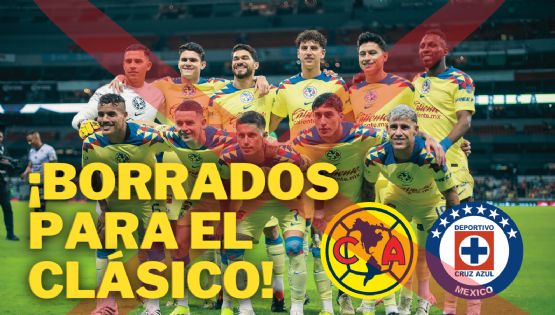 Los mandan a la Sub-23 y son BAJA con el Club América contra Cruz Azul por el Clausura 2024
