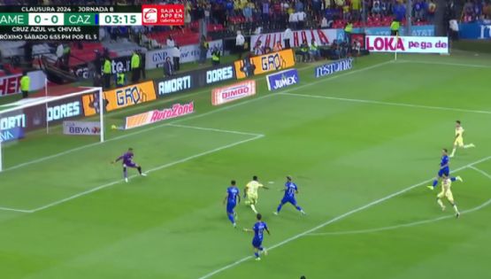 ¡ABRIENDO EL MARCADOR! Julián Quiñones adelanta al Club América en el Clásico Joven vs Cruz Azul