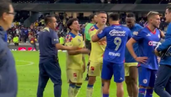 El cuerpo técnico del Club América y Cruz Azul se ENCARARON al final del Clásico Joven, ¡los jugadores INTERVINIERON!