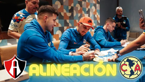 Alineación CONFIRMADA del Club América vs Atlas para el partido de la Jornada 10