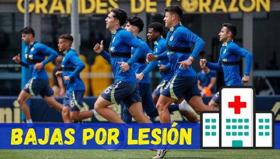 TODOS los LESIONADOS del Club América para su partido vs Atlético San Luis