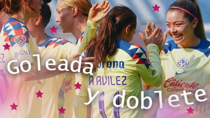 ¡GOLEADA A DOMICILIO! El Club América Femenil DERROTA a Cruz Azul con DOBLETE de Aylin la 'Joyita' Aviléz