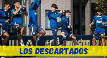 Los DESCARTADOS del Club América vs New England Revolution en la ida de los cuartos de final de la Concachampions 2024