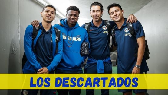Los DESCARTADOS del Club América vs Pachuca en la ida de las SEMIFINALES de la Concachampions 2024