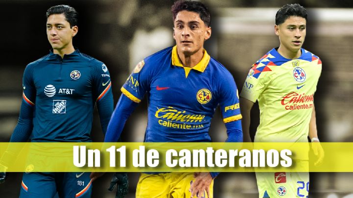 ¿Cómo sería el 11 del Club América si jugaran CON PURO CANTERANO?