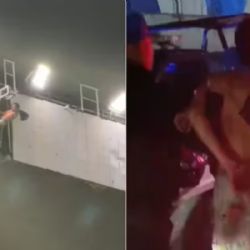 Ya se sabe quién era el aficionado que festejó en el TECHO del Estadio Azteca y su CASTIGO