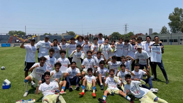 Club América consiguió OTRO BICAMPEONATO contra Cruz Azul en las Fuerzas Básicas