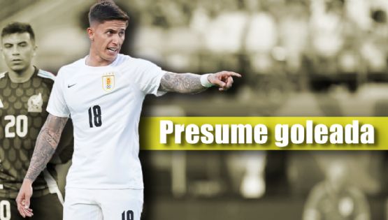Brian Rodríguez FESTEJA en redes sociales la GOLEADA de Uruguay a la Selección Mexicana