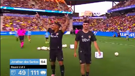 Jonathan dos Santos HUMILLA a Sergio Busquets en el SKILLS CHALLENGE del MLS All Star Game