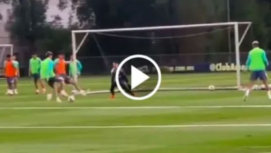 DUPLA DE LUJO entre Diego Valdés y Rodrigo Aguirre SE LUCE en entrenamiento del Club América