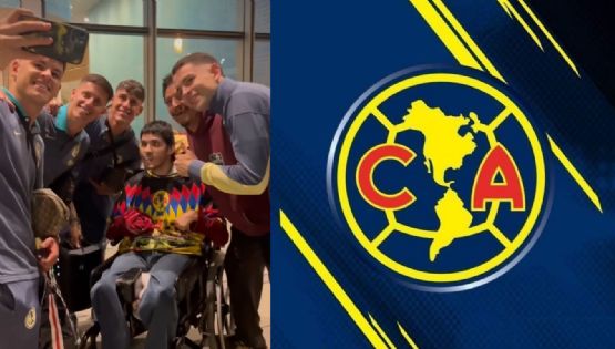 Jugadores del Club América CUMPLEN UN SUEÑO a aficionado con discapacidad en Los Angeles