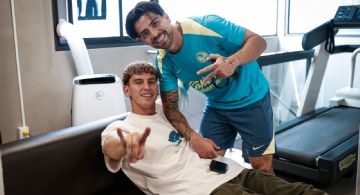 Vícor Dávila comparte EMOTIVO MOMENTO con Igor Lichnovsky en su PRIMER DÍA como jugador del Club América