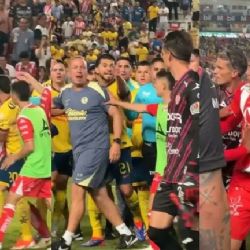 Club América y Necaxa terminan con  PELEA tras empatar en el Clausura 2024