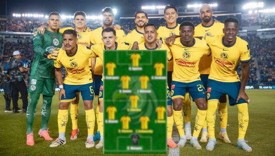 La ESPECTACULAR ALINEACIÓN que se podría hacer el Club América con las BAJAS que ha sufrido